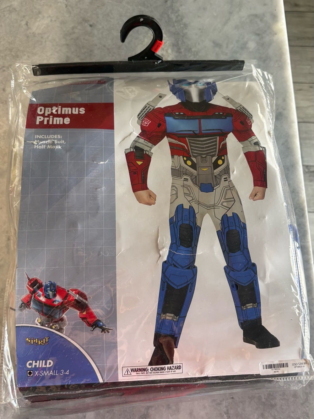 Optimus Prime Kids Superhero Costume - Red, Blue & Silver